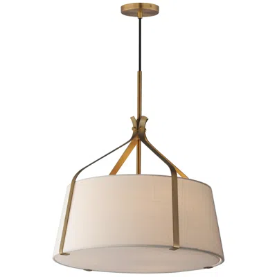 Maxim Bandera 20" Natural Aged Brass 3-light Pendant