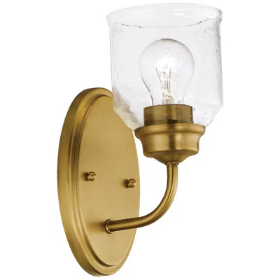Maxim Acadia 10 1/2" High Natural Aged Brass 1-light Wall Sconce