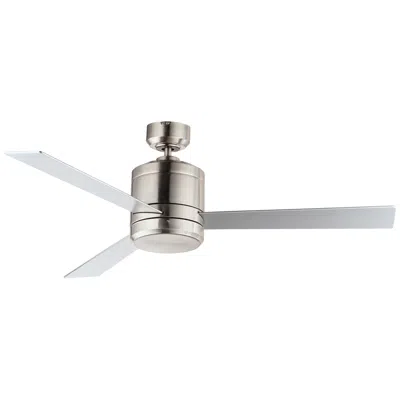 Maxim 52" Kichler Tanker Nickel Finish 3-blade Outdoor Ceiling Fan