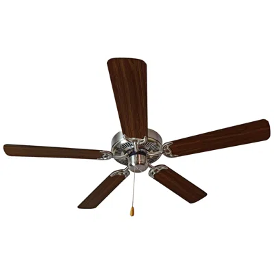 Maxim 52"  Basic-max Nickel Walnut/pecan Ceiling Fan