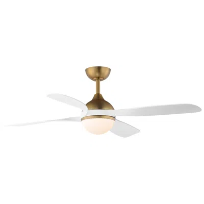 Maxim 52"  Bola Natural Aged Brass Indoor Fan W Led Light Kit