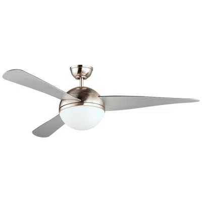 Maxim 52"  Cupola Brushed Nickel 2-light Led Ceiling Fan