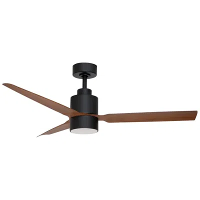 Maxim 52"  Falcon Ac Damp Black/walnut In/out Fan W Led Light Kit