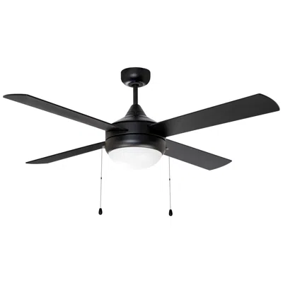 Maxim 52"  Quattro Black 4-blade Ceiling Fan