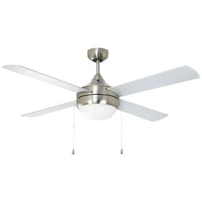 Maxim 52"  Quattro Satin Nickel 4-blade Ceiling Fan