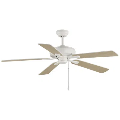 Maxim 52" Super-max  White Finish Pull-chain Ceiling Fan
