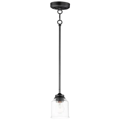 Maxim Acadia 4.75" Wide Black Mini Pendant Light