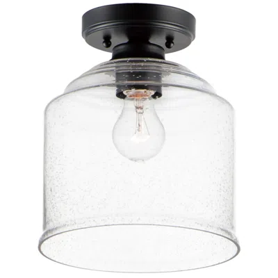 Maxim Acadia 8 3/4" Wide Black Ceiling Light