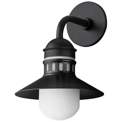 Maxim Admiralty 14 1/2" High Black Outdoor Wall Light