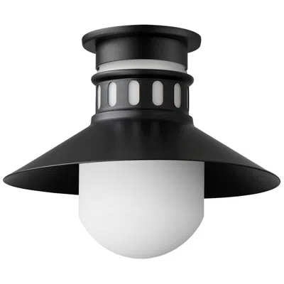Maxim Admiralty 1-light Outdoor Flush Mount - Black