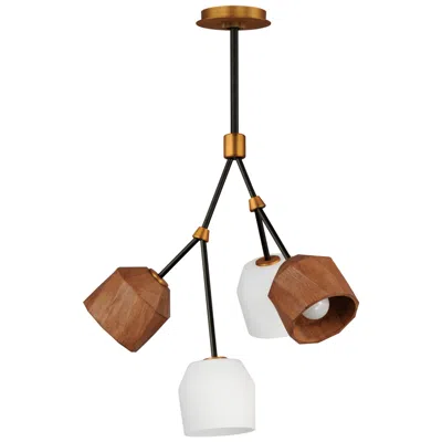 Maxim Akimbo 21 3/4" Wide Dark Bronze Led Sputnik Pendant