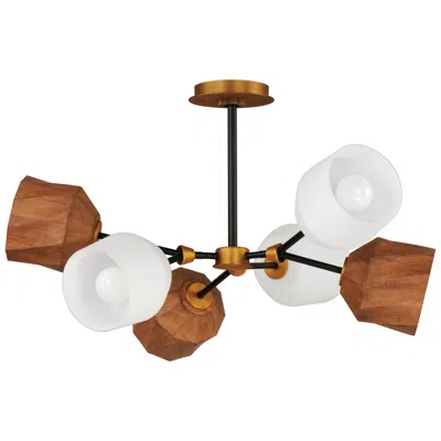 Maxim Akimbo 30 3/4" Wide Dark Bronze 6-light Led Chandelier