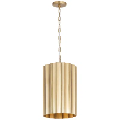 Maxim Allegra 12" Wide Weathered Brass Small 1-light Pendant