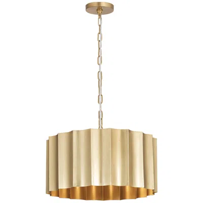 Maxim Allegra 18" Wide Weathered Brass Large 1-light Pendant