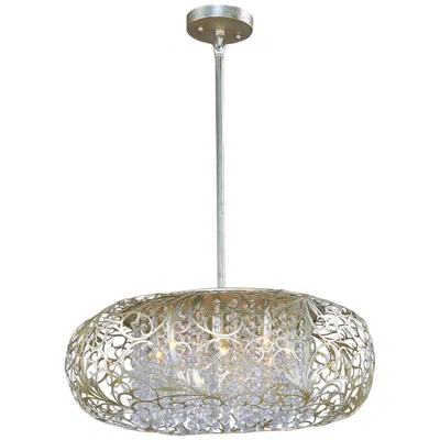 Maxim Arabesque 24" Wide Golden Silver Pendant Light