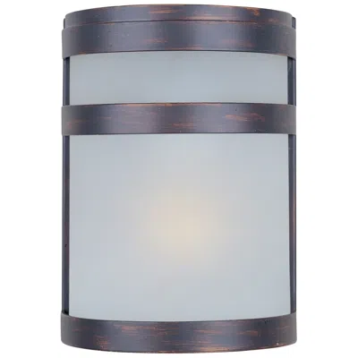 Maxim Arc 1 Light 6.5" Wide Oil Rubbed Bronze Outdoor Wall Light