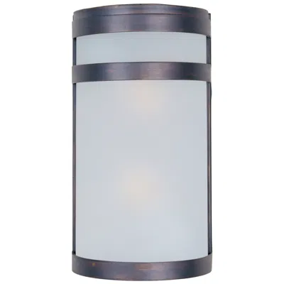 Maxim Arc-2 6.5" Wide Oil Rubbed Bronze Outdoor Wall Light