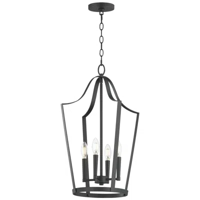 Maxim Arden 16" Wide Black 4-light Pendant