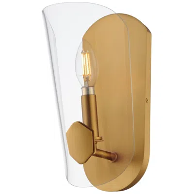 Maxim Armory 1-light Wall Sconce Brass