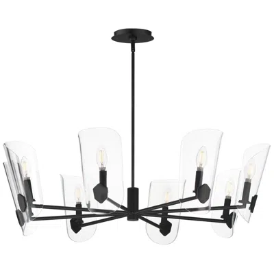 Maxim Armory 8-light Chandelier Black