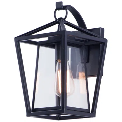 Maxim Artisan 14" High Black Outdoor Lantern Wall Light
