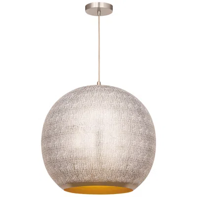 Maxim Aurelia 20" Arctic White 1-light Pendant