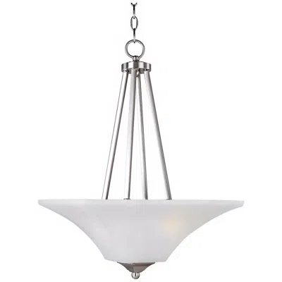 Maxim Aurora 16" Wide Satin Nickel Pendant Light
