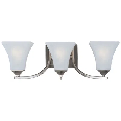 Maxim Aurora 21 1/2" Wide 3-light Satin Nickel Bath Light