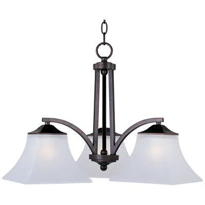 Maxim Aurora 3-light 22.5" Wide Oil Rubbed Bronze Chandelier