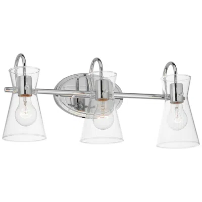 Maxim Ava 22" Wide Polished Chrome 3-light Vanity Bath Light