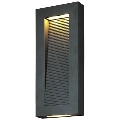 Maxim Avenue 16" High Architectural Bronze Led Outdoor Wall Light