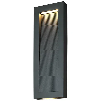 Maxim Avenue 22" High Architectural Bronze Led Outdoor Wall Light