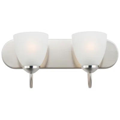 Maxim Axis 18" Wide Polished Chrome 2-light Strip Bath Vanity