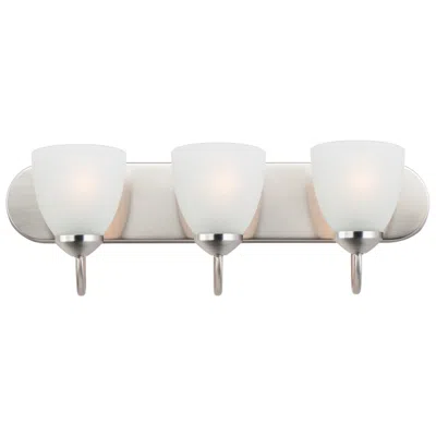 Maxim Axis 24" Polished Chrome 3-light Strip Bath Vanity