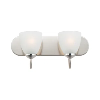 Maxim Axis 2-light Strip Bath Vanity - Satin Nickel