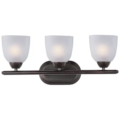 Maxim Axis 3-light Bath Vanity Wall Light