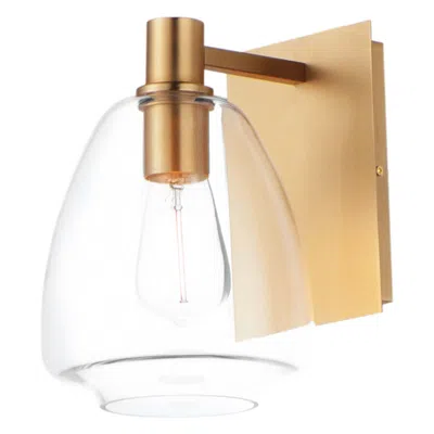 Maxim Babylon 10 1/4" High Satin Brass Wall Sconce