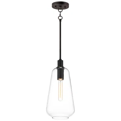 Maxim Babylon 7 1/2" Wide Black Mini Pendant
