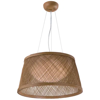Maxim Bahama 20.25" Wide 1-light Natural Rattan Pendant Light