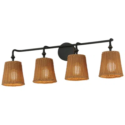 Maxim Baja 33" Wide Dark Bronze 4-light Bath Vanity
