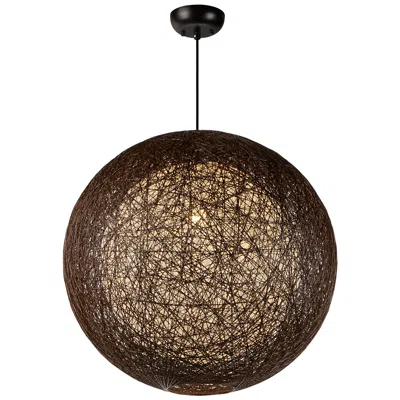 Maxim Bali 24" Wide Chocolate Weave Outdoor Pendant Light