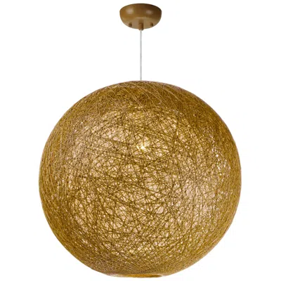 Maxim Bali 24" Wide Natural Hemp Twine Orb Pendant Light