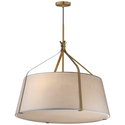 Maxim Bandera 30" Natural Aged Brass 4-light Pendant