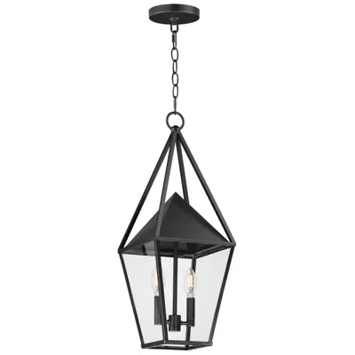 Maxim Bavaria 9" Wide Black 2-light Large Outdoor Pendant