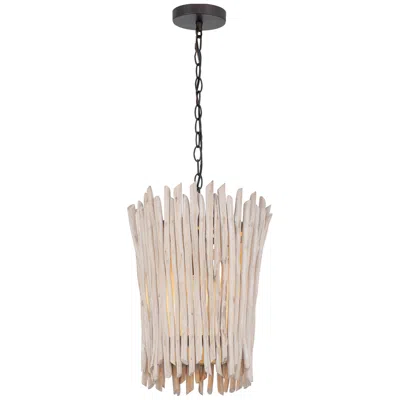 Maxim Baywood 14" Wide Textured Bronze 1-light Pendant