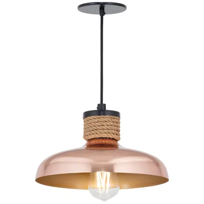 Maxim Bingham 9 3/4" Wide Copper Small Pendant
