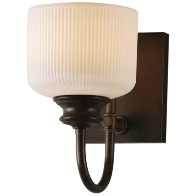 Maxim Bisque 10" High Oil-rubbed Bronze Wall Sconce