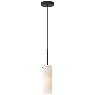 Maxim Blizzard 3 1/4" Wide Black 1-light Pendant