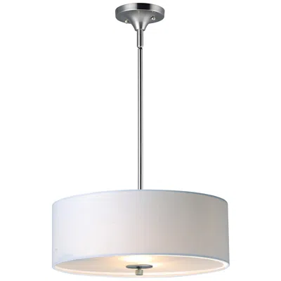 Maxim Bongo 18" Wide Satin Nickel Ceiling Light