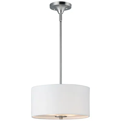 Maxim Bongo 2-light 13" Wide Satin Nickel Semi-flush Mount